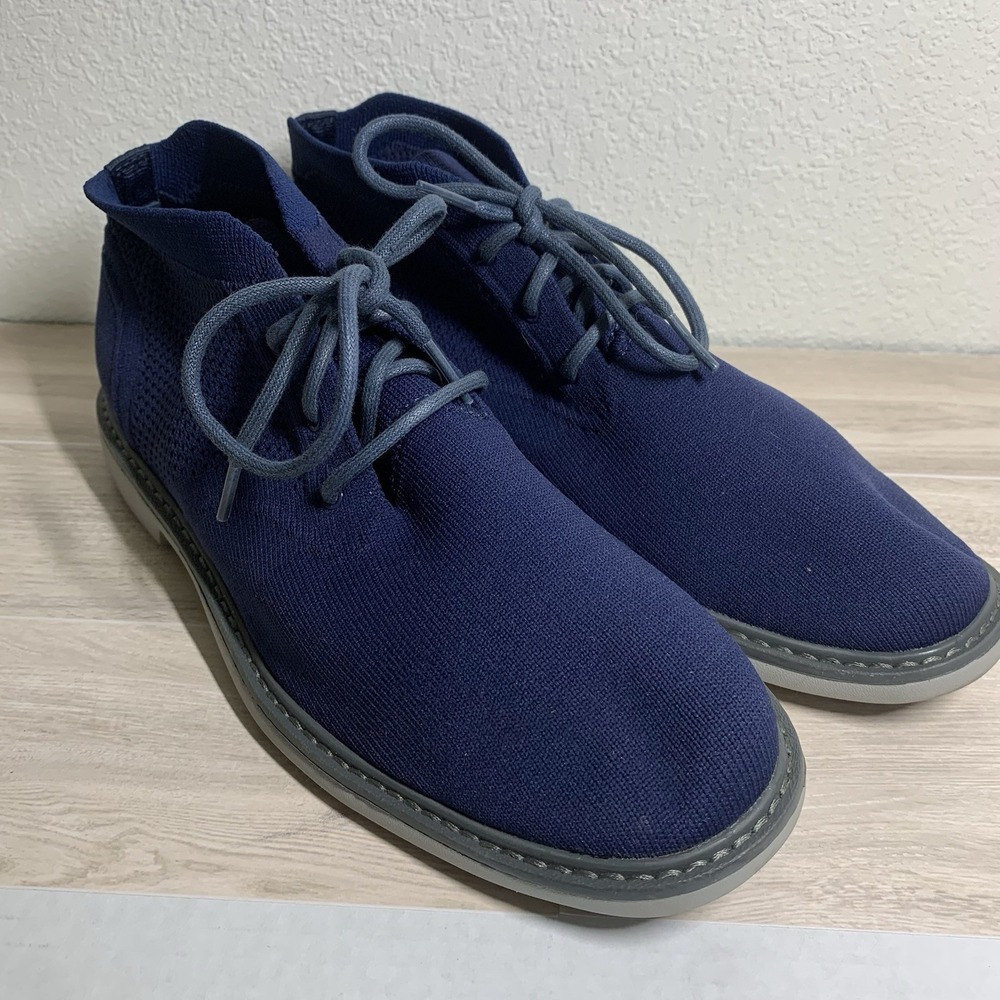 Mark Nason Dress Knit Hardee Oxford Shoes Navy Blue Men's Size 7